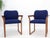 Wood Pair of Danish Mid-Century Modern Teak Arms Chairs New Wool Upholstery For Sale - Image 7 of 10