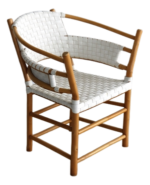 Vintage Danish Bamboo Chair, 1980s