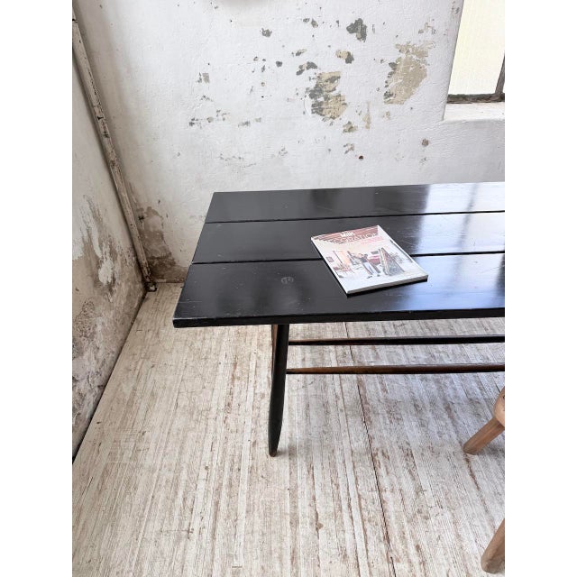 Dining Table with Black Patina from Tapiovaara, 1950s For Sale - Image 18 of 18
