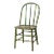 Antique Painted Spindle Back Chair For Sale