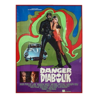 Danger Diabolik 1968 Italian Movie Poster For Sale