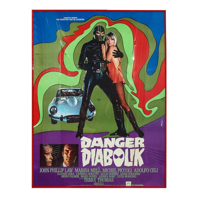 Danger Diabolik 1968 Italian Movie Poster For Sale