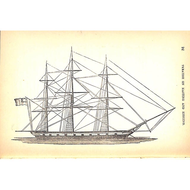 "Masting, Mast-Making and Rigging of Ships" 1903 Kipping, Robert For Sale In New York - Image 6 of 10