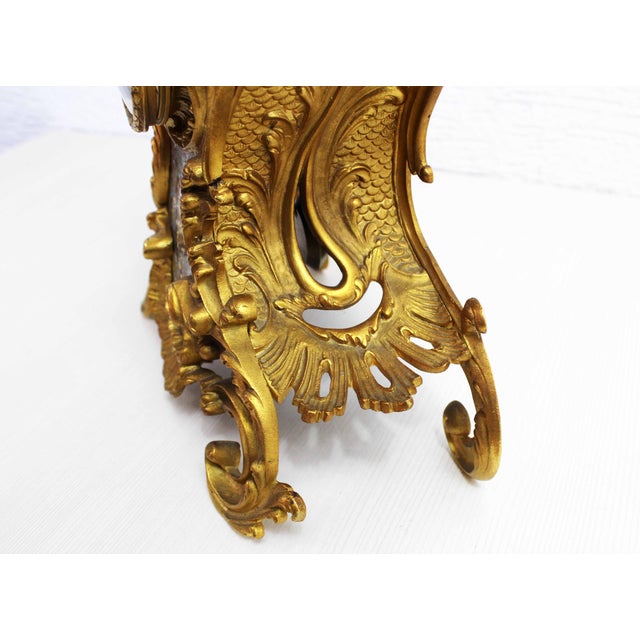 Clock in Bronze and Cloisonné Enamels, 1940s For Sale - Image 15 of 18