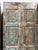 1920s Antique Indian Carved Closet Door With Floral Motif | Boho Hinged or Sliding Barn Door Panel 80x35 For Sale - Image 5 of 7