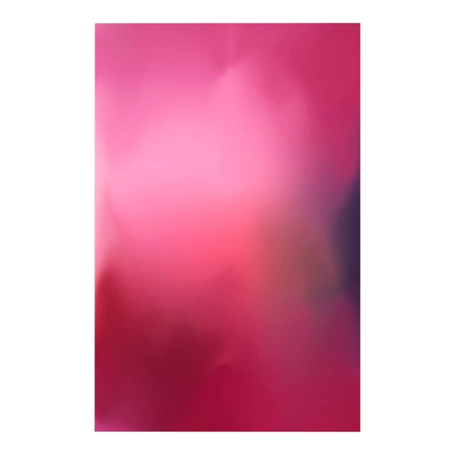 Contemporary Abstract Chromogenic Print Face-Mounted 3mm Matte Plexiglas Photography “Bleed # 202482” by Paul Snell For Sale