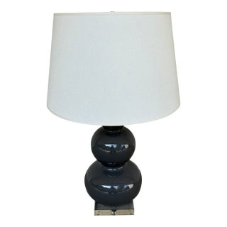 Triple Gourd Lamp on Acrylic Base. For Sale