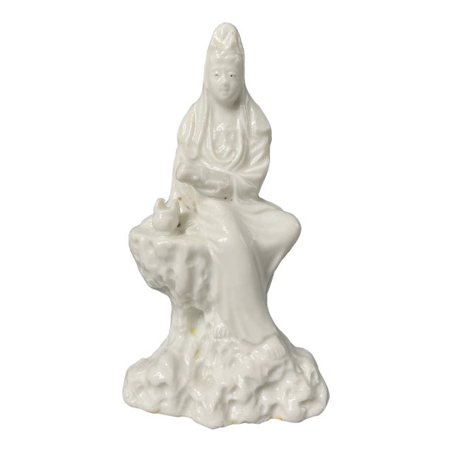 19th Century Chinese Blanc De Chine Guanyin For Sale