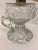 1950s Antique Egg Pattern Pressed Glass Electrified Oil Lamp For Sale - Image 5 of 9