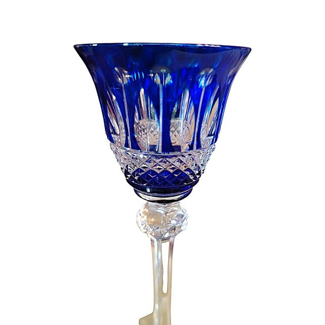 Tommy Port Glasses in Crystal from Saint Louis, 1950s, Set of 6 For Sale - Image 4 of 7