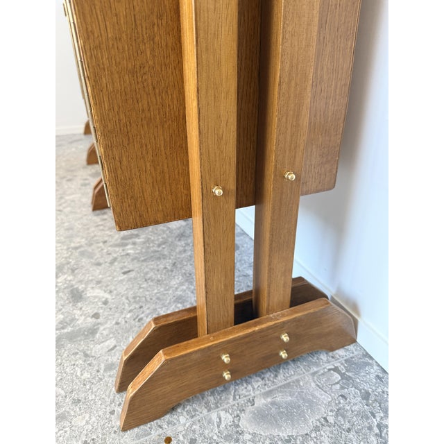 Brown Italian Teak Bookcase, 1960s For Sale - Image 8 of 9