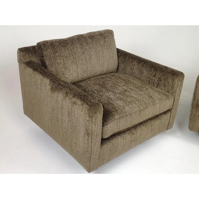 1970s Mid-Century Modern Lounge Chairs - A Pair For Sale - Image 5 of 6