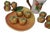 Vintage Whimsical Ceramic Peach Still-Life Collection Omnibus Pitcher, Barbara Eigen Platter & Peaches For Sale - Image 10 of 18