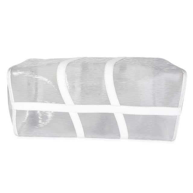 2010s Clear Epi PVC Wavy Keepall Bandoulière 50 For Sale - Image 5 of 8