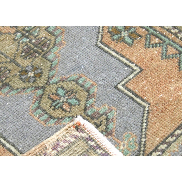 Traditional 1960s Turkish Oushak Yastic For Sale - Image 3 of 3