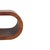 Chestnut Chestnut-Finish Mango Wood Curved Coffee Table For Sale - Image 8 of 8