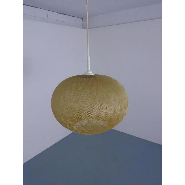 Mid-Century Modern Spun Fiberglass Pendant Lamp, Germany, 1960s For Sale - Image 3 of 18