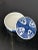 Late 20th Century Vintage Blue & White Takahashi Porcelain Trinket Box For Sale - Image 5 of 7