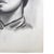 An original charcoal portrait of a woman by Oklahoma artist and commercial illustrator Donna Foreman Hopper. Rich shading...