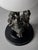 Art Nouveau Figurative Table Lamp with Etched Glass Globe, 1910 For Sale - Image 4 of 8