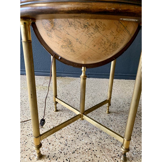 Brandt 16"Replogle Neo Classic Floor Standing Illuminated Globe For Sale - Image 4 of 13