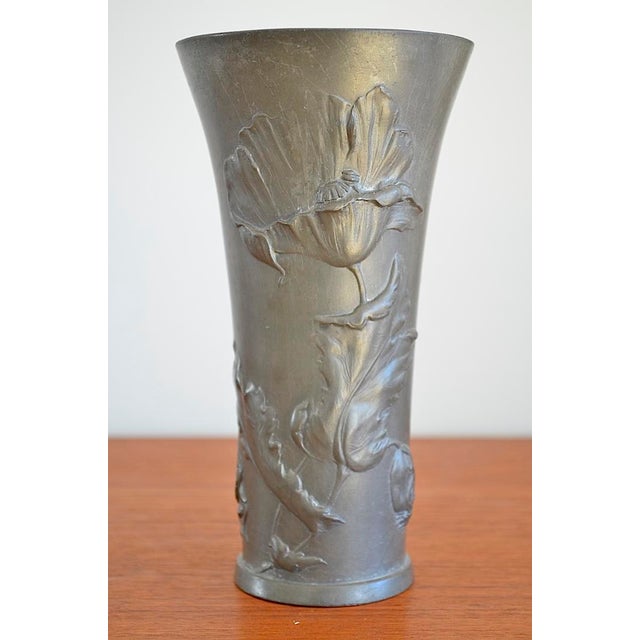 Art Nouveau Vase by Hugo Leven for Kayserzinn, 1900s For Sale - Image 10 of 10