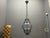 1960s Wrought Iron Murano Glass Pendant Light, 1960s For Sale - Image 5 of 11