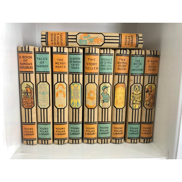 Wonderful Midcentury Teal and Tangerine Books Set of 10 Chairish