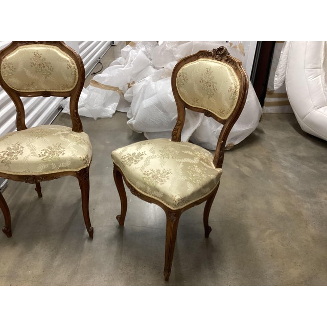 French Antique Boudoir Chairs/Pair For Sale - Image 9 of 18