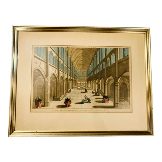 18th Century French Architectural Print For Sale