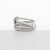 David Yurman Sterling Silver & Diamond Crossover X Ring For Sale - Image 13 of 15