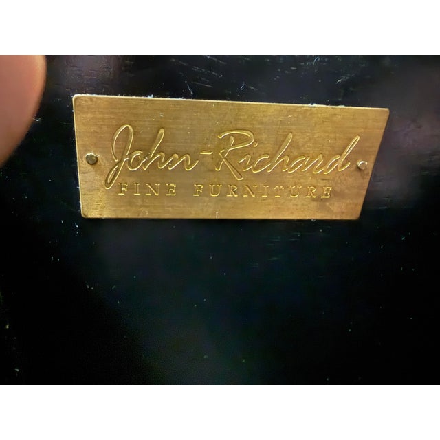 Chinoiserie Vintage John Richard Bombe Chest of Drawers For Sale - Image 3 of 12