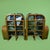 A six-strand loveseat in the style of Paul Frankl, its bent rattan frame built from the thick bundled strands that made...