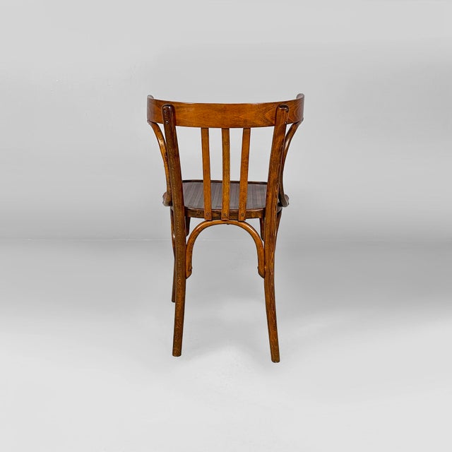 1940s Mid-Century Modern Italian Armchairs in Wood, 1940s, Set of 4 For Sale - Image 5 of 13