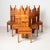 1970s Vintage Brutalist Dining Chairs in Pine, Czechoslovakia, 1970s, Set of 6 For Sale - Image 5 of 15