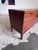 Brown Mid Century Modern Walnut Credenza With Black Accent Pulls For Sale - Image 8 of 8