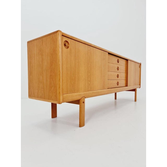 Danish Oak Sideboard by H.W Klein for Bramin, 1960s For Sale - Image 12 of 17