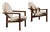 Three-Legged Easy Chairs in Teak by Bent Møller Jepsen for Sitamo, Denmark, 1961, Set of 2 For Sale
