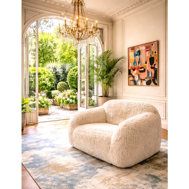 Sudan Fur Lounge Chair For Sale In Los Angeles - Image 6 of 6