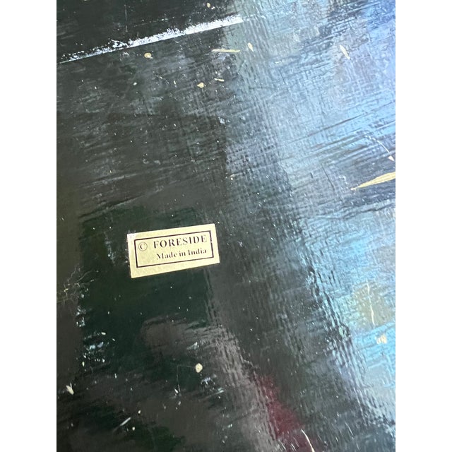 Colorful Handpainted Square Tray With Sea Creatures For Sale - Image 9 of 9