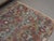 1970s Vintage Handmade Wool Cotton Blue Area Rug For Sale In San Francisco - Image 6 of 11