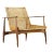 Lawrence Peabody for Richardson Nemschoff Mid Century Cane Lounge Chair For Sale