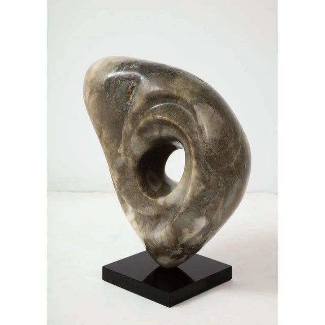 1970s Mid-Century Modern Abstract Carved Stone Owl Sculpture For Sale - Image 11 of 13