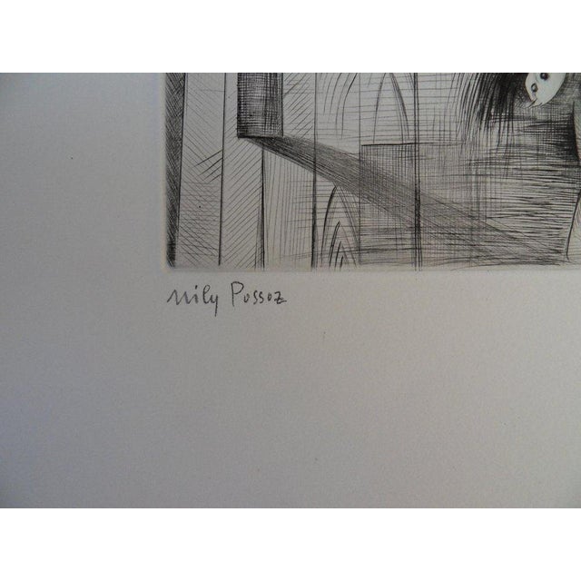 Mily Possoz, Le repos du chat, Etching For Sale - Image 5 of 7