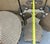 Shabby Chic French Provincial Style Wicker & Cast Iron Bistro Set For Sale - Image 3 of 6