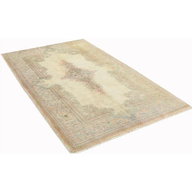 1960s Vintage Kerman Rug-3'1"x4'10" For Sale - Image 4 of 8