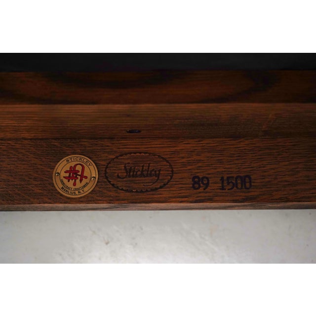 Pair Stickley Mission Oak Limbert Cafe Chairs For Sale - Image 16 of 18