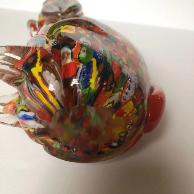 Mid-Century Modern Murano Style Art Glass Dog Figurine For Sale In Baltimore - Image 6 of 11