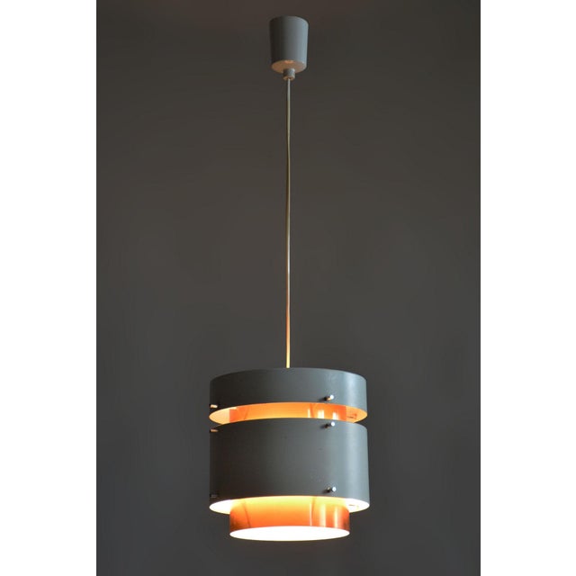 Copper Mid-Century Chandelier in Copper, Germany, 1960s For Sale - Image 8 of 10