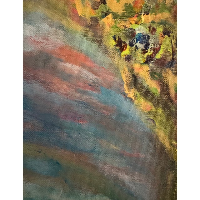 Textile Large Vibrant Tropical Toucan Painting, Signed Mampel For Sale - Image 7 of 10